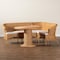 Bali & Pari Rashtin Bohemian Light Honey Rattan 3-Piece Dining Nook Set 258-14182-14183-14154-ZORO - alternate 5