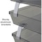 Acrimet Facility 3 Tier Letter Tray Side Load Letter Size A4 Desktop File Organizer Plastic Smoke 255.1 - alternate 3