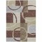 Homeroots 5' X 8' Brown And Ivory Geometric Washable Indoor Outdoor Area Rug 612564 - alternate 3