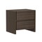Manhattan Comfort Linda 24in Nightstand in Walnut Brown (2-Drawer) NS015-BR - alternate 3
