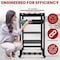 Pyle 20U Open Frame Server Rack PLRS20UW - alternate 2
