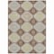 Homeroots 5' X 8' Chocolate And Beige Floral Washable Indoor Outdoor Area Rug 610746 - alternate 3