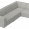Homeroots 144in Gray Fabric Modular Wood Sofa 641868 - alternate 3