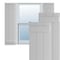 Ekena Millwork True Fit PVC Three Board Joined Board-n-Batten Shutters, Primed, 16 1/8"W x 32"H TFP101BBF16X032PR - alternate 1