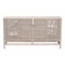 Bali & Pari Vivan Natural Rattan Storage Cabinet, 3-Drawer, French Grey 272-14903-ZORO - alternate 3