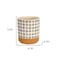 Homeroots Set of Four Cream Dolomite 3 Ounce Round Pot Planters, 4PK 517965 - alternate 2
