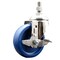 Service Caster 4 Inch 316SS Solid Polyurethane Swivel 3/8 Inch Threaded Stem Caster with Brake SCC-SS316TS20S414-SPUS-TLB-381615 - alternate 1