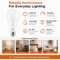 Euri Lighting A21 LED Bulb, 17W, 1600 lm, 100W Eq., 3000K, E26, Dimmable, CEC/JA8, UL EA21-17W5000cec - alternate 2