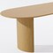Homeroots 79" Natural Solid Wood Double Pedestal Base Oval Dining Table 721113 - alternate 4