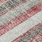 Homeroots 3' X 5' Burgundy And Silver Striped Washable Indoor Outdoor Area Rug 632203 - alternate 3