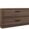 Homeroots 40" Dark Brown Wood Freestanding Bathroom Vanity With White Sink And Two Drawers 627388 - alternate 1