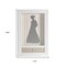 Homeroots 19" X 12" White Glass And Wood Mother Framed Art 401292 - alternate 3