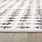 World Rug Gallery Geometric Distressed Abstract Washable Non Slip Runner Rug 2 ft x 10 ft Ivory WR69IVORY2X10 - alternate 3