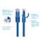 Monoprice Cat5E Patch Cable, 20 ft.Blue 11197 - alternate 2