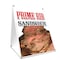 Signmission Prime Rib Sandwich, 36 Inch x 24 Inch A-frame Yard Sign, Plastic Sign SBC-2436-Prime Rib Sandwich - alternate 1