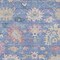 Homeroots 10' X 14' Blue Pink And Ivory Floral Washable Indoor Outdoor Area Rug 605312 - alternate 3