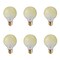 Bulbrite 40W Dimmable Amber Ice G25 Medium E26 Incandescent Bulb, 6PK 861006 - alternate 1