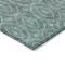 Homeroots 8' X 10' Teal Blue Geometric Washable Indoor Outdoor Area Rug 607509 - alternate 4