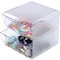 Deflecto Desktop Organizer, Clear, Plastic DEF350101 - alternate 1