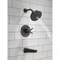 Delta Galeon 17S Tub Shower Trim with H2OKinetic, Matte Black T17472-BL - alternate 2