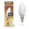 Bulbrite 5 Watt LED B11 Light Bulbs, Warm Dimming 3000K Soft White, 1800K Candlelight, 500 Lumens, 4PK 862885 - alternate 3