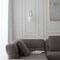 Vidalite Nimbus 1-Light Polished Nickle Wall Sconce Light with Snow White Glass Shades, Contemporary Style CE1013068 - alternate 3