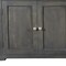 Homeroots 72in Dark Gray Solid Wood Four Drawer Sideboard with Four Doors 488489 - alternate 2