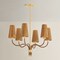 Hudson Valley Lighting Atwood 6 Light Chandelier in Aged Brass Finish 1630-AGB - alternate 4