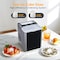 Healsmart Countertop Ice Maker, 9 Ice Cubes Ready in 6 Minutes, 26lbs/24Hrs, 2 Sizes Bullet Ice, Se 3A88HKICEM26BLKV3 - alternate 4