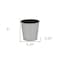 Homeroots 5in Silver Recycled Plastic Indoor Outdoor Round Pot Planter 488320 - alternate 2
