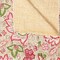 Homeroots 50" X 70" Beige And Pink Floral Cotton Quilted Kantha Throw Blanket with Embroidery 544520 - alternate 2