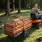 Vevor Dump Trailer 1600 lbs 22 Cu. Ft Tow Behind Steel Garden Yard Trailer Cart TC4278 - alternate 2
