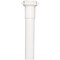 Keeney Mfg 1-1/2'' x 6'' White Plastic Extension Tube 40-6WK - alternate 2