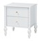 Baxton Studio Callison Bedroom Set with Chest, White, Queen 271-14735-14743-14741-14737-14737-ZORO - alternate 2