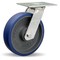 Hamilton General Service Swivel Caster, 8" x 2" Ergo-Glide Polyurethane (85A) on Cast Iron Wheels S-GS-8SPB - alternate 1