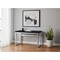 Homeroots Adjustable Black and Gray Wood and Metal Sled Computer Desk 490020 - alternate 4