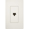 Lutron Lutron Satin Colors 1 Socket Telephone Faceplate - 1-gang - RJ-12 Phone - Biscuit SC-PJ-BI - alternate 1