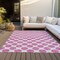 Homeroots 5' X 8' Blush And Ivory Polka Dot Washable Indoor Outdoor Area Rug 614876 - alternate 3