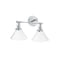 Gatco Cafe Double Sconce, Chrome 1613 - alternate 1