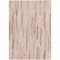 Homeroots 9' X 12' Pink And Beige Striped Washable Indoor Outdoor Area Rug 609052 - alternate 4