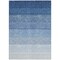 Homeroots 8' X 10' Blue And Gray Ombre Washable Indoor Outdoor Area Rug 595802 - alternate 3
