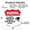 Signmission Video Surveillance Shield Label Set Warn, 12 Inch X 12 Inch, Aluminum Metal Sign SHI-A-12-467 - alternate 3