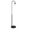Homeroots 62" Black Arc Floor Lamp With Clear Glass Cone Shade 523335 - alternate 2