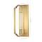 Jonathan Y Chloe 4.75" 1-Light Modern Bohemian Iron LED Sconce, Brass Gold JYL9916A - alternate 2