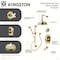 Kingston Brass Thermostatic Tub and Shower System, Polished Chrome KSK36310PX - alternate 2