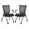Office Star Products ProGrid Soft Frame Folding Chair, Freeflex Coal 69349-30 - alternate 1