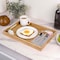 Happimess Soren 17 In. W Handcrafted Large Acacia Wood Rectangular Breakfast Tray with Handles, Natural TRY5000A - alternate 3