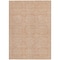 Homeroots 3' X 5' Peach And Beige Geometric Washable Indoor Outdoor Area Rug 610841 - alternate 2