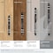 Amerock Carrione 6-5/16 in 160 mm Center-to-Center Marble Black/Polished Nickel Cabinet Pull BP36650MBKPN - alternate 2