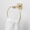 Gliderite Hardware Alpine Collection Towel Ring Champagne Gold Bathroom Hardware 9040-SQ-CHPG-1 - alternate 2